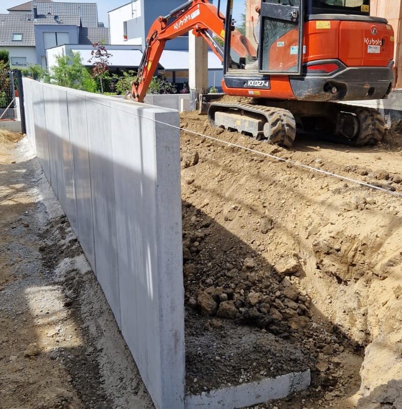 Escalier suspendu, bloc marche,  murets Illzach 23