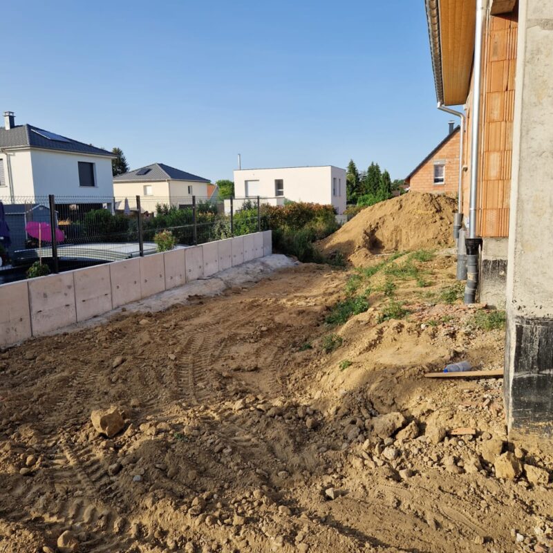 Escalier suspendu, bloc marche,  murets Kingersheim 22